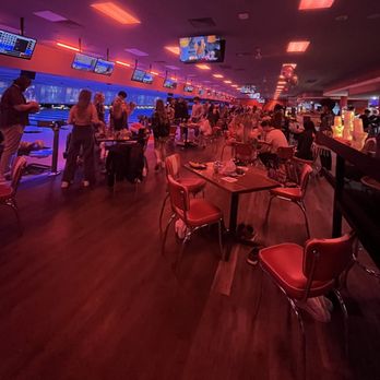 Bowlero Lakeside - The seating for the bowling lanes - Bowling Near Me - Valley Park, Missouri