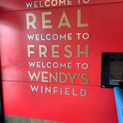 Wendy's - New remodel. Comfortable inside dining.