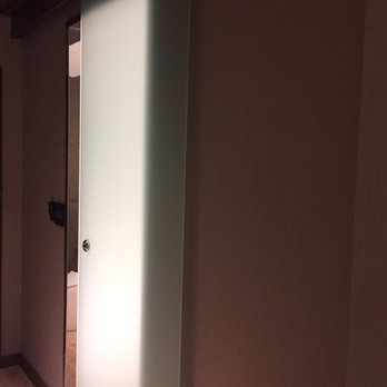 AC Hotel Irvine - Frosted bathroom door. - Hotels Near Me - Irvine, California
