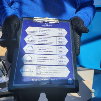 Caliber Car Wash - Menu - Car Wash Near Me - Stockbridge, Georgia