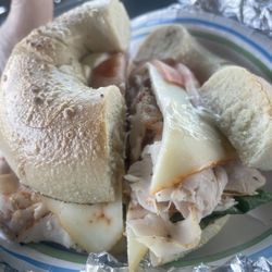 Great Barrington Bagel Company - Turkey bacon bagel was amazing!