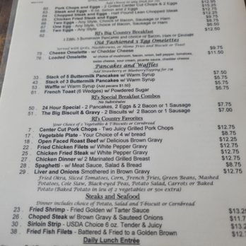 R J's Restaurant - Menu - Breakfast & Brunch Near Me - Shreveport, Louisiana