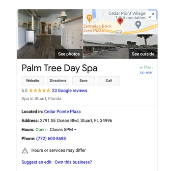 Palm Tree Day Spa - Palm Tree Day Spa - Day Spas Near Me - Stuart, Florida