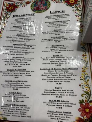 Menu photo 1 Cafe de la Abuela San Fernando, CA Menu photo 1 Cafe de la Abuela San Fernando, CA