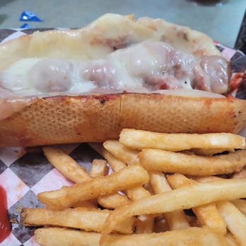 Remy’s Cafe - Meatball Sub with fries. - Breakfast & Brunch Near Me - Clearwater, Florida