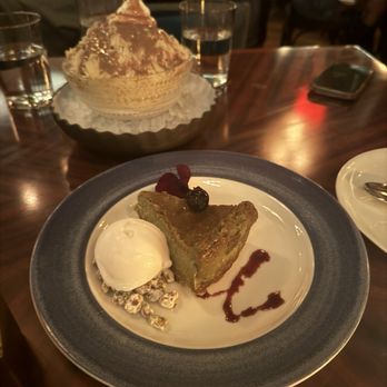Catch - Pistachio cheesecake & Kakigori (seasonal shaved ice which was apple flavored stuffed with jam & cream cheese) - Sushi Bars Near Me - Miami Beach, Florida