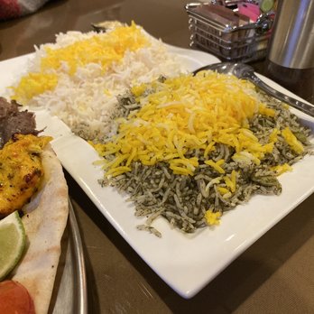 Shandeez Grill - Shandeez Family Plate 2 - Persian/Iranian Near Me - Austin, Texas