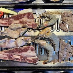 Meats & seafood (Menu B)