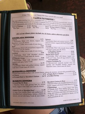 Menu photo 5 El Sombrero Saginaw, TX