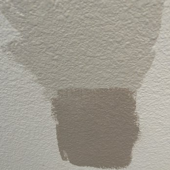 California Paintworks - Original white walls, with samples of the colors we chose. - Painters Near Me California Paintworks - Original white walls, with samples of the colors we chose. - Painters Near Me