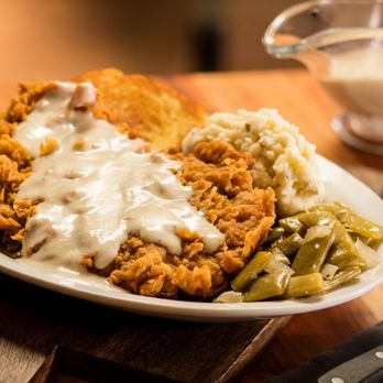 Cheddar's Scratch Kitchen - Country fried steak: Hand-breaded on Texas toast with gravy. Served with mashed potatoes and southern green beans. - Comfort Food Near Me - Pinellas Park, Florida