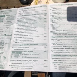 Open menu photo, best I can do on sunny day Open menu photo, best I can do on sunny day