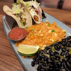 Lazy Dog Restaurant & Bar - Shrimp Tacos dinner special