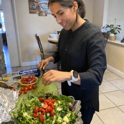Fueled by Leo - Salad in the making.