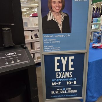 Melissa Johnsen, OD - Eye exams by appointment Monday through Friday 10 AM to 5 PM. New Patients Welcome! No membership needed. - Optometrists Near Me - Grand Forks, North Dakota Melissa Johnsen, OD - Eye exams by appointment Monday through Friday 10 AM to 5 PM. New Patients Welcome! No membership needed. - Optometrists Near Me - Grand Forks, North Dakota
