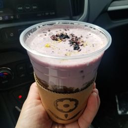 Blueberry Cold Foam Cold Brew with freeze dried Blueberries. Blueberry Cold Foam Cold Brew with freeze dried Blueberries.