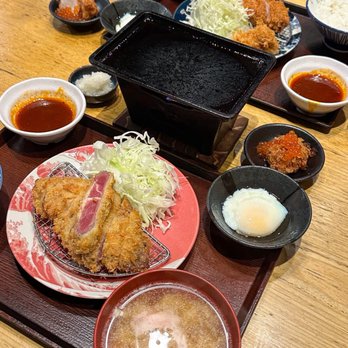 Ten no Meshi - US Wagyu Katsu Set & Kurobuta Rosa & Hire Katsu Set (Pork Loin & Tenderloin) - Japanese Near Me - Los Angeles, California Ten no Meshi - US Wagyu Katsu Set & Kurobuta Rosa & Hire Katsu Set (Pork Loin & Tenderloin) - Japanese Near Me - Los Angeles, California