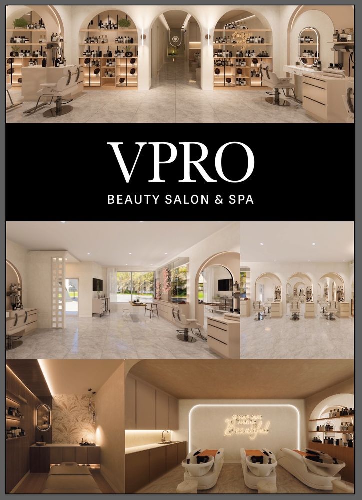 Vpro Beauty Salon & Spa Logo