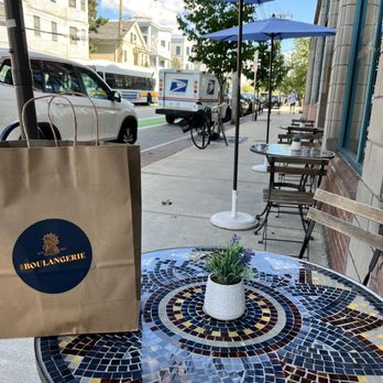 PRB Boulangerie - Not much seating but the outdoor tables are cute - Bakeries Near Me - Somerville, Massachusetts