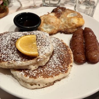 Cafe Mystique - Two pancakes, eggs and a protein - Mediterranean Near Me - San Francisco, California Cafe Mystique - Two pancakes, eggs and a protein - Mediterranean Near Me - San Francisco, California
