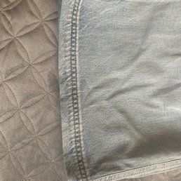 Perfect hem on my jeans. Perfect hem on my jeans.