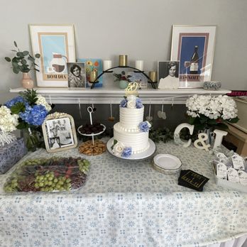 Minia's Bake Shop - Setup with cake! - Bakeries Near Me - Newark, California