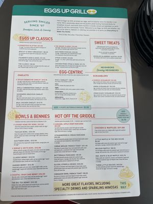 Menu photo 3 Eggs Up Grill Athens, AL
