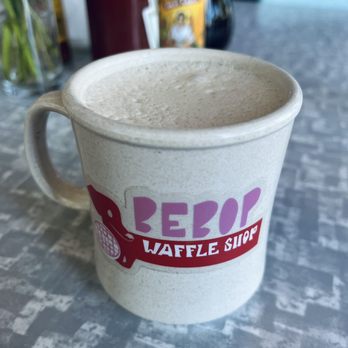 Bebop Waffle Shop - House spicy chai latte - with HEMP milk - Coffee & Tea Near Me - Seattle, Washington
