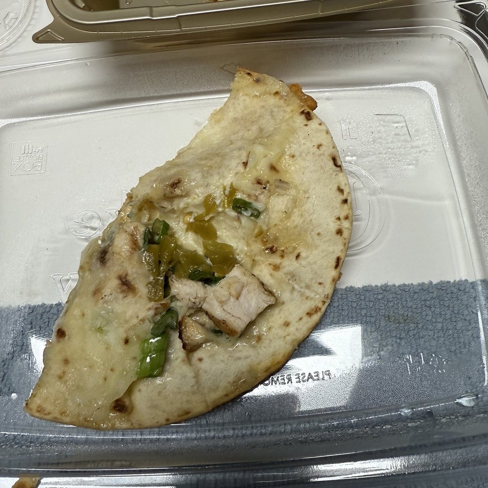 The Cheesecake Factory - A picture showing how much chicken is in each quesadilla - Desserts Near Me - Westlake, Ohio The Cheesecake Factory - A picture showing how much chicken is in each quesadilla - Desserts Near Me - Westlake, Ohio
