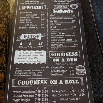 District Pizza & Kabob - Menu - Apps, Wings, Salads, Sandwiches - Pizza Near Me - Washington, DC, District of Columbia