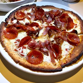 Timber Kitchen & Social - The Little Piggies Pizza with pepperoni, bacon, prosciutto and a cauliflower crust - Pizza Near Me - Willowick, Ohio