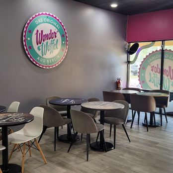 Wonder Waffel - The rest of the seating in the dining area. - Sandwiches Near Me - West Melbourne, Florida Wonder Waffel - The rest of the seating in the dining area. - Sandwiches Near Me - West Melbourne, Florida