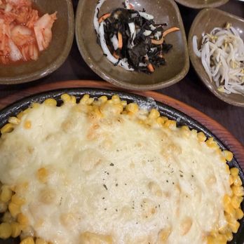 Sunrise House - Cheese corn. Banchan. - Korean Near Me - Toronto, Ontario