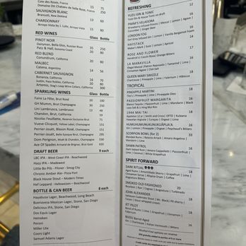 The Westin Long Beach - Bar menu - Hotels Near Me - Long Beach, California The Westin Long Beach - Bar menu - Hotels Near Me - Long Beach, California