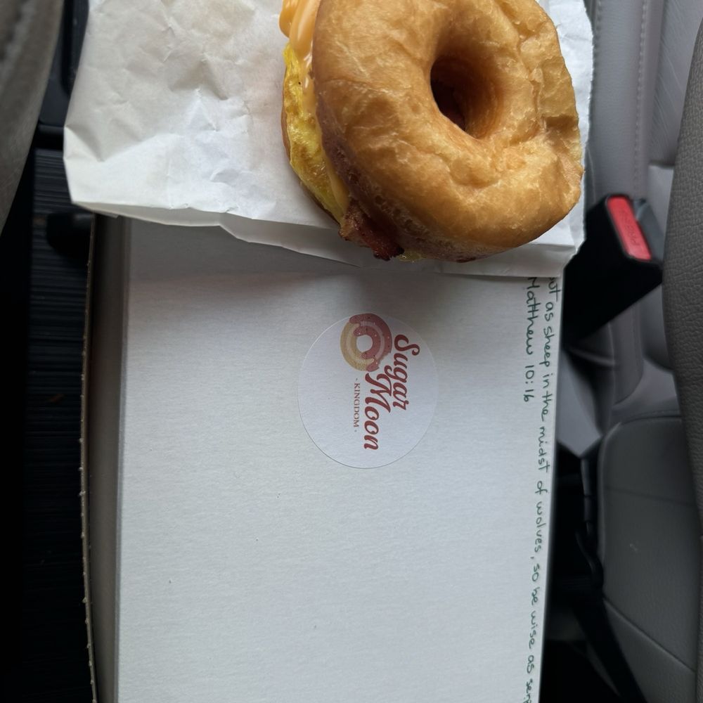 Sugar Moon Kingdom - BEC on doughnut - Bakeries Near Me - Ocala, Florida Sugar Moon Kingdom - BEC on doughnut - Bakeries Near Me - Ocala, Florida