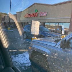 Shaw's - Grocery store! Parking space for "Customer with infant".