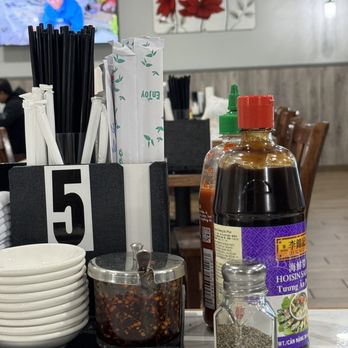 Pho Con Bo - Sauce Tray - Vietnamese Near Me - Houston, Texas