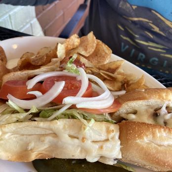 Twisted Laurel Weaverville - 1/2'd our sandwiches- fat jack's sandwich and chicken Philly - Mediterranean Near Me - Weaverville, North Carolina