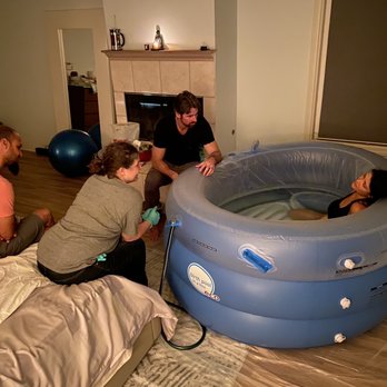 South Bay Birth - Using the water to help in the process - Midwives Near Me - Redondo Beach, California