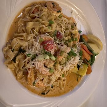 Soule Domain - Shrimp Fettuccine - New American Near Me - Kings Beach, California