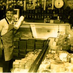Milano Importing - Antoinio Recchia (founder) in our original store before remodel