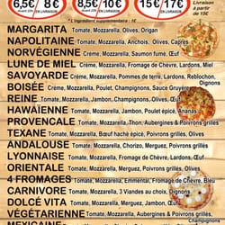 L'As de Pizz - Carte des pizzas de l'As de Pizz, pizzeria du vieux Lyon
