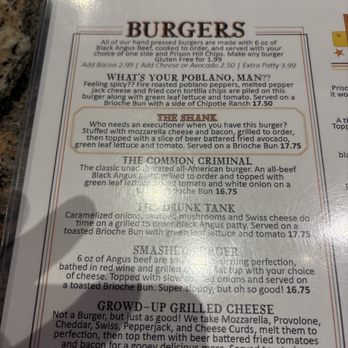 Prison Hill Brewing - Burgers on the menu - New American Near Me - Yuma, Arizona Prison Hill Brewing - Burgers on the menu - New American Near Me - Yuma, Arizona