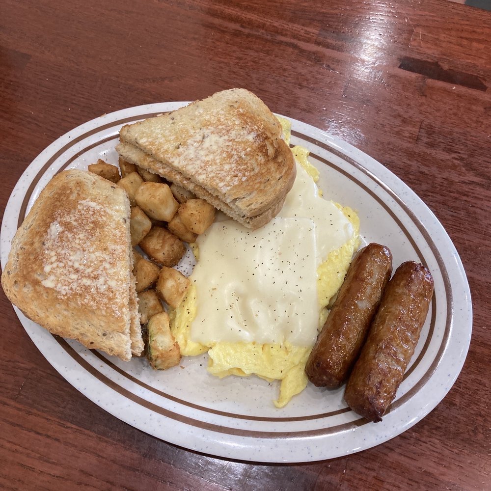 Early Riser Diner - Eggs and cheese with a side of sausage links. - Diners Near Me - Myrtle Beach, South Carolina Early Riser Diner - Eggs and cheese with a side of sausage links. - Diners Near Me - Myrtle Beach, South Carolina