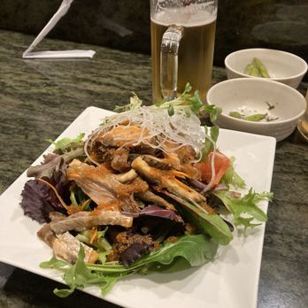 Ojiya - Salmon skin salad - Japanese Near Me - Torrance, California Ojiya - Salmon skin salad - Japanese Near Me - Torrance, California