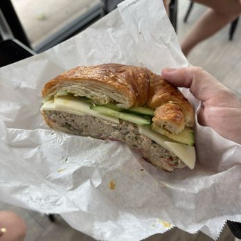 C'est Si Bon Bakery - Tuna sandwich on croissant - Bakeries Near Me - Newport Beach, California C'est Si Bon Bakery - Tuna sandwich on croissant - Bakeries Near Me - Newport Beach, California