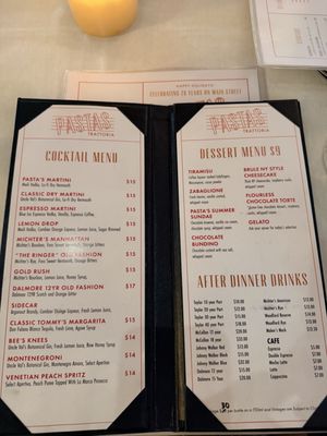 Menu photo 3 Pastas Trattoria Pleasanton, CA