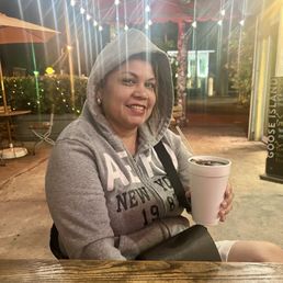 Real Coca Cola with ice in a styrofoam cup makes andrea smile Real Coca Cola with ice in a styrofoam cup makes andrea smile