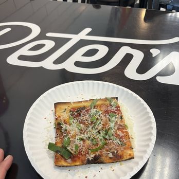 Peter's Pizzeria - Grandma slice. Yummm - Italian Near Me - Boca Raton, Florida Peter's Pizzeria - Grandma slice. Yummm - Italian Near Me - Boca Raton, Florida