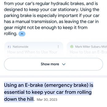 Marty's Complete Automotive - ebrake should prevent my car from rolling backwards down a hill - Auto Repair Near Me - Oakland Park, Florida Marty's Complete Automotive - ebrake should prevent my car from rolling backwards down a hill - Auto Repair Near Me - Oakland Park, Florida
